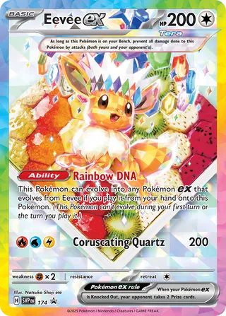 Eevee ex 174/209 from Scarlet & Violet Promos
