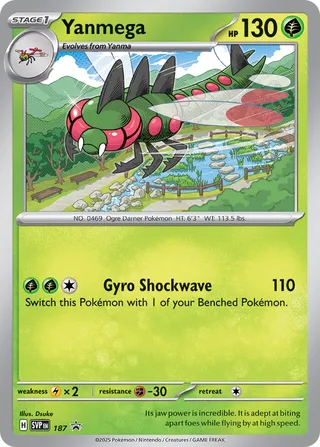 Yanmega 187/209 from Scarlet & Violet Promos