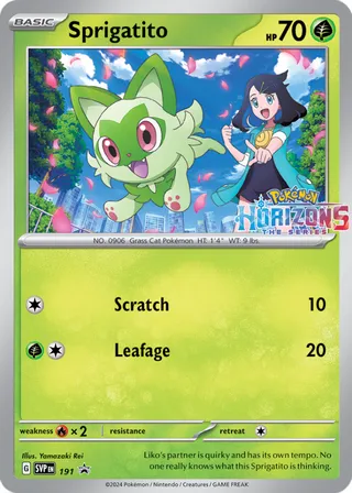 Sprigatito 191/209 from Scarlet & Violet Promos