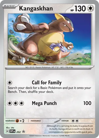 Kangaskhan 202/209 from Scarlet & Violet Promos