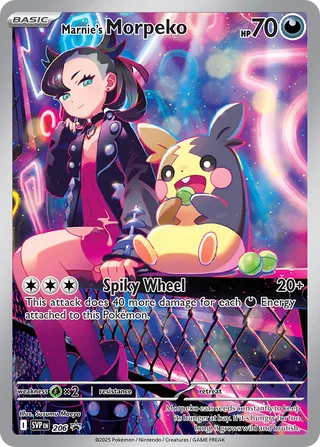 Marnie's Morpeko 206/209 from Scarlet & Violet Promos