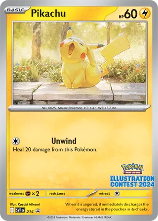 Pikachu 214/209 from Scarlet & Violet Promos