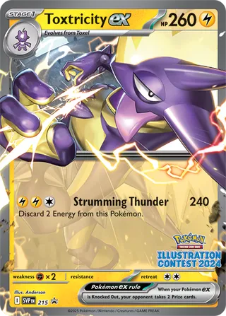 Toxtricity ex 215/209 from Scarlet & Violet Promos