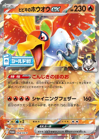 Ethan's Ho-Oh ex 254/295 from Scarlet & Violet Promos