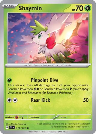 Shaymin 13/218 from Temporal Forces