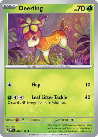 Deerling 16/218 from Temporal Forces