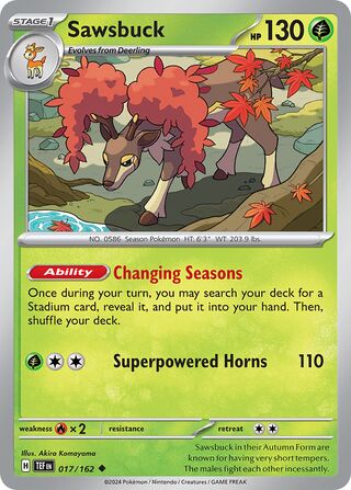 Sawsbuck 17/218 from Temporal Forces