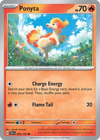 Ponyta 26/218 from Temporal Forces