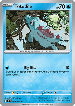 Totodile 39/218 from Temporal Forces