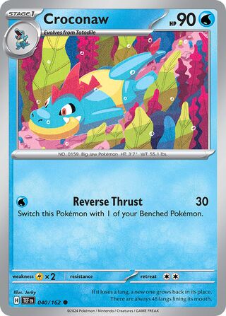 Croconaw 40/218 from Temporal Forces