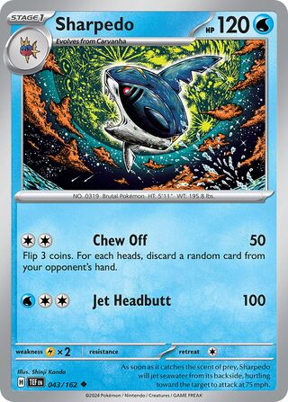 Sharpedo 43/218 from Temporal Forces