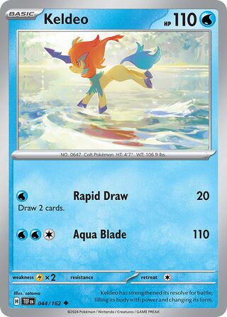 Keldeo 44/218 from Temporal Forces