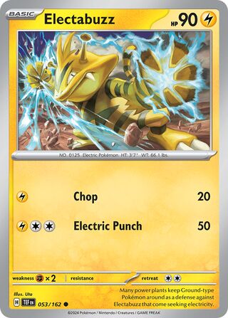 Electabuzz 53/218 from Temporal Forces