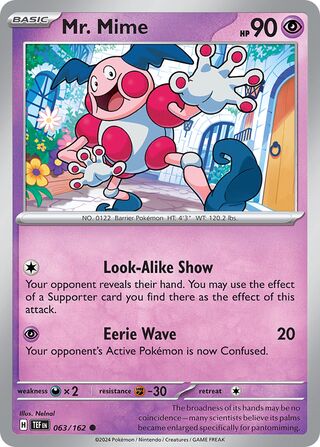 Mr. Mime 63/218 from Temporal Forces