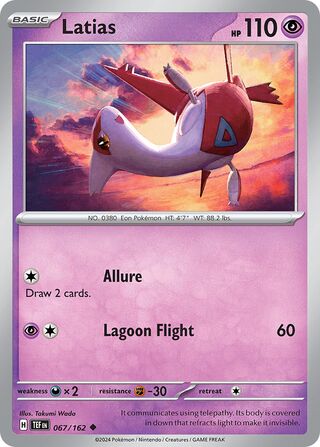 Latias 67/218 from Temporal Forces