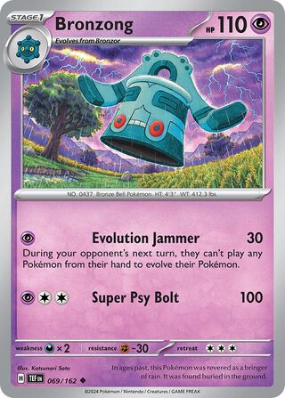 Bronzong 69/218 from Temporal Forces