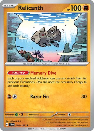 Relicanth 84/218 from Temporal Forces