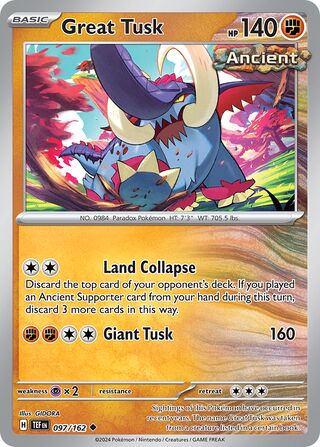 Great Tusk 97/218 from Temporal Forces