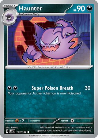 Haunter 103/218 from Temporal Forces