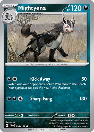 Mightyena 106/218 from Temporal Forces
