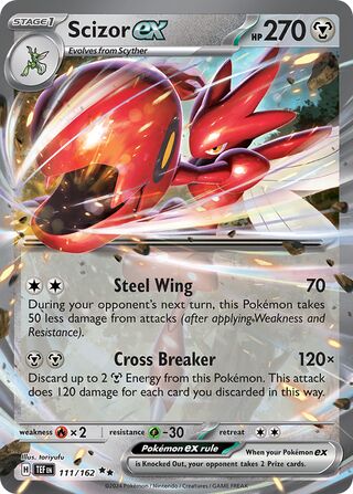 Scizor ex 111/218 from Temporal Forces