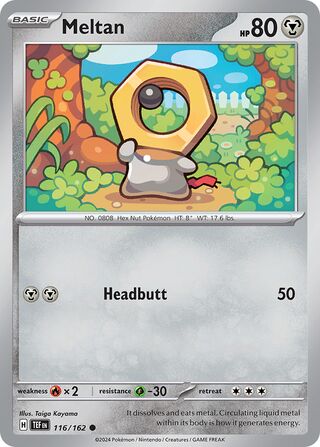 Meltan 116/218 from Temporal Forces
