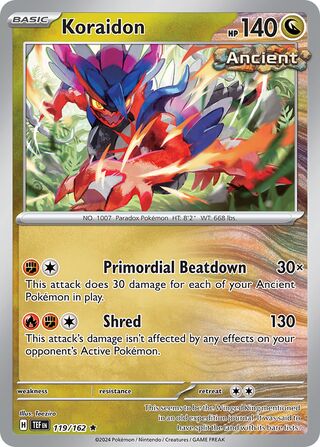 Koraidon 119/218 from Temporal Forces