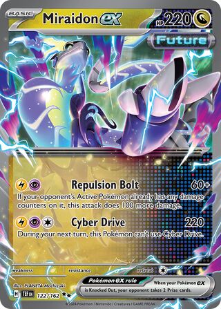 Miraidon ex 122/218 from Temporal Forces