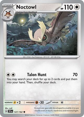 Noctowl 127/218 from Temporal Forces