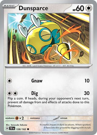 Dunsparce 128/218 from Temporal Forces