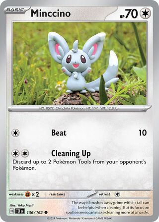 Minccino 136/218 from Temporal Forces