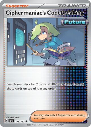 Ciphermaniac's Codebreaking 145/218 from Temporal Forces