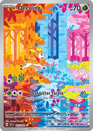 Deerling 165/218 from Temporal Forces