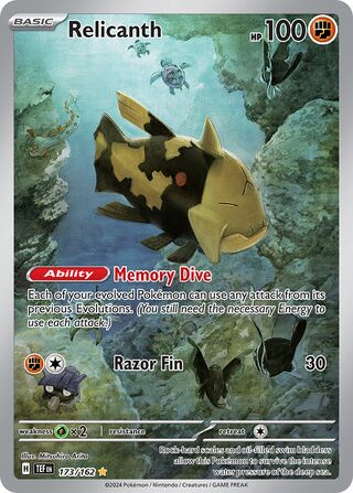 Relicanth 173/218 from Temporal Forces