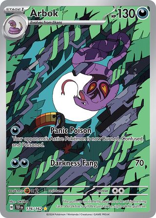 Arbok 176/218 from Temporal Forces