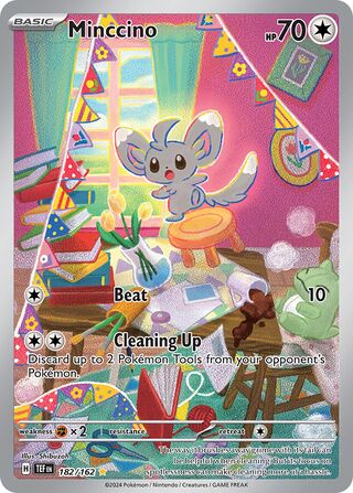 Minccino 182/218 from Temporal Forces