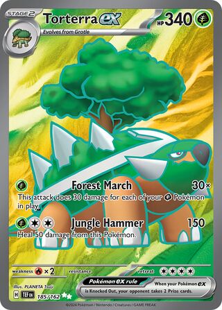 Torterra ex 185/218 from Temporal Forces