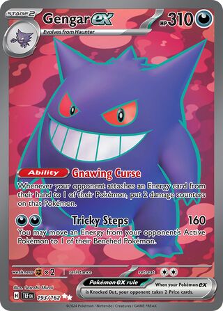 Gengar ex 193/218 from Temporal Forces