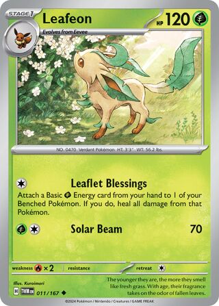 Leafeon 11/226 from Twilight Masquerade