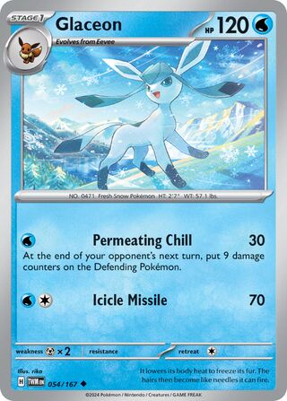 Glaceon 54/226 from Twilight Masquerade