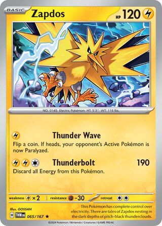 Zapdos 65/226 from Twilight Masquerade