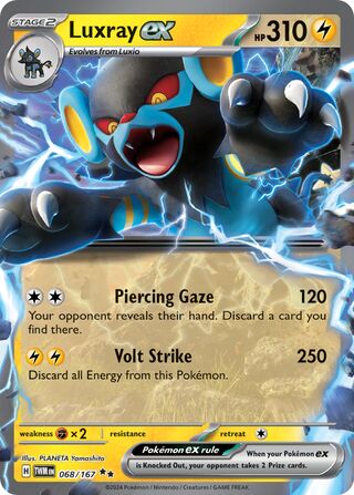 Luxray ex 68/226 from Twilight Masquerade