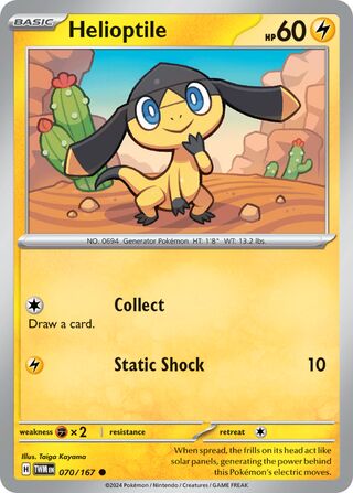 Helioptile 70/226 from Twilight Masquerade