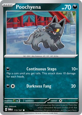 Poochyena 113/226 from Twilight Masquerade