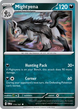 Mightyena 114/226 from Twilight Masquerade