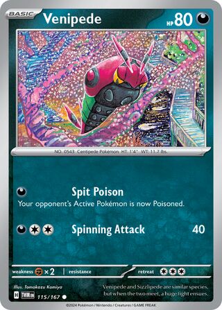 Venipede 115/226 from Twilight Masquerade