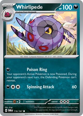 Whirlipede 116/226 from Twilight Masquerade