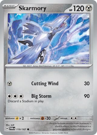 Skarmory 119/226 from Twilight Masquerade