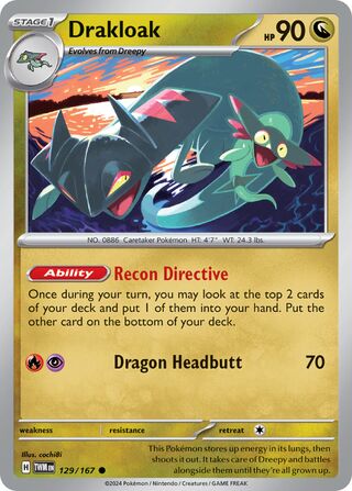 Drakloak 129/226 from Twilight Masquerade
