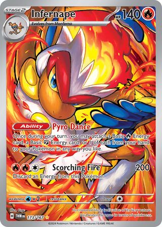 Infernape 173/226 from Twilight Masquerade